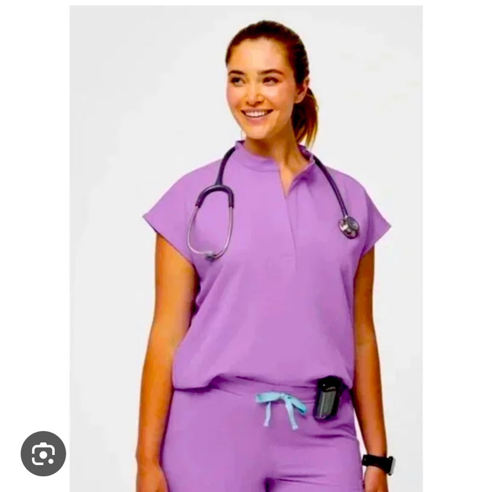 Figs lilac dawn scrub set Rafaela top Zamora joggers size S